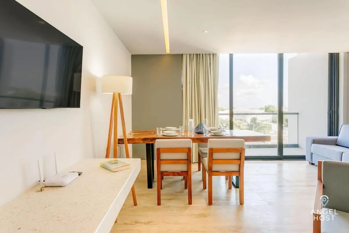 Appartamento New Downtown Stay With Oceanview Roof Pool And Gym Plus Cafe Playa del Carmen