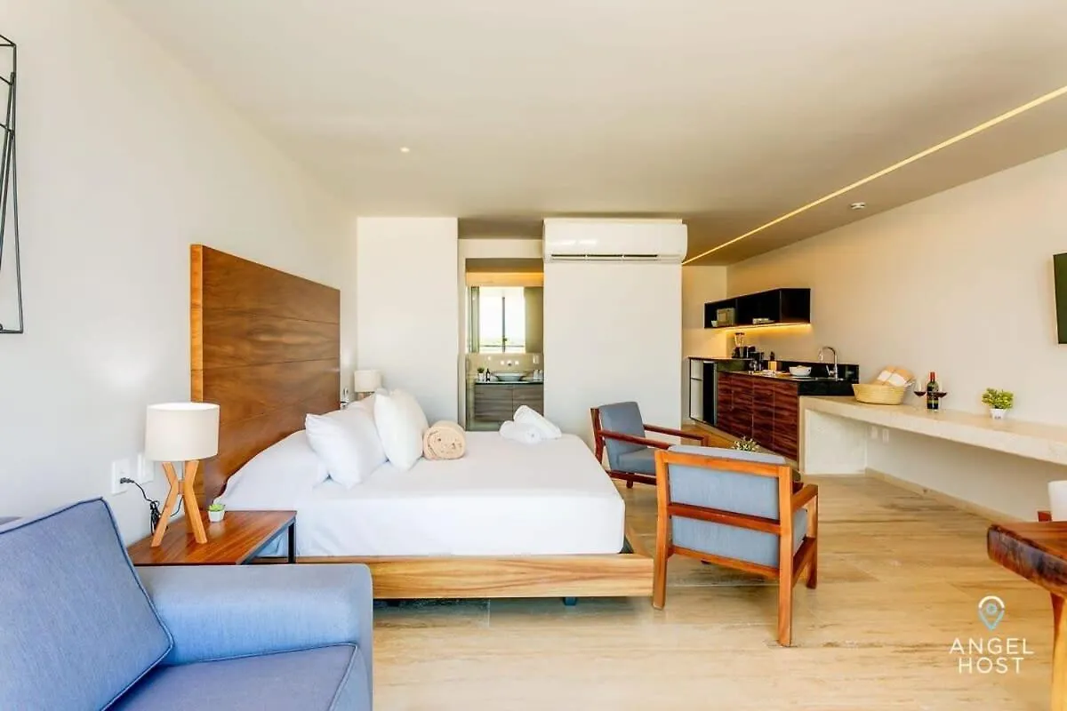 New Downtown Stay With Oceanview Roof Pool And Gym Plus Cafe Playa del Carmen Messico
