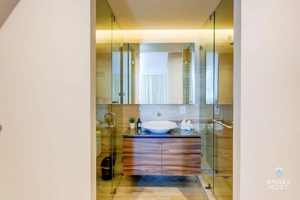 Appartamento New Downtown Stay With Oceanview Roof Pool And Gym Plus Cafe Playa del Carmen